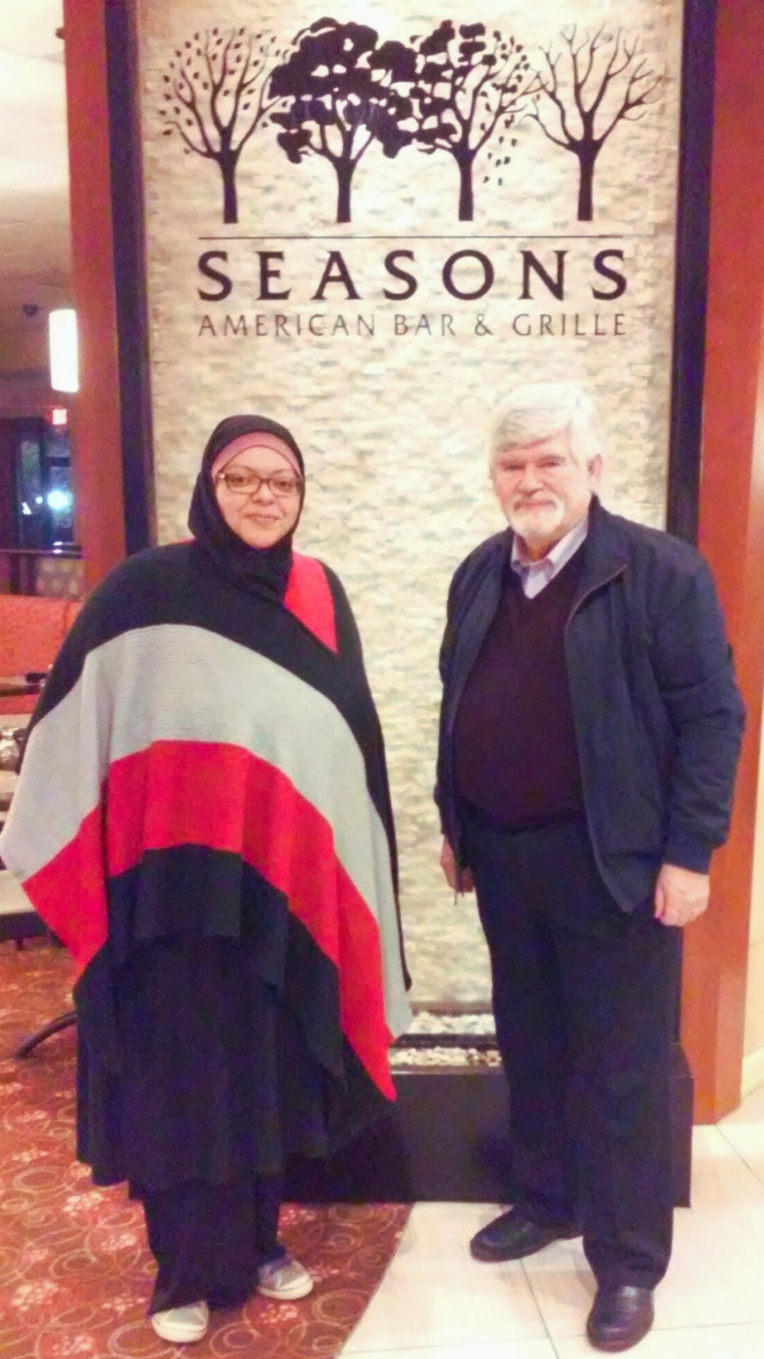 Karla N. Kovacik with Dr. Lewis Rambo